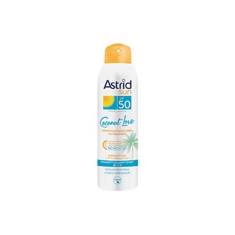 Astrid Coconut Love Spray OF 50 - Invisible dry sun spray 150 ml
