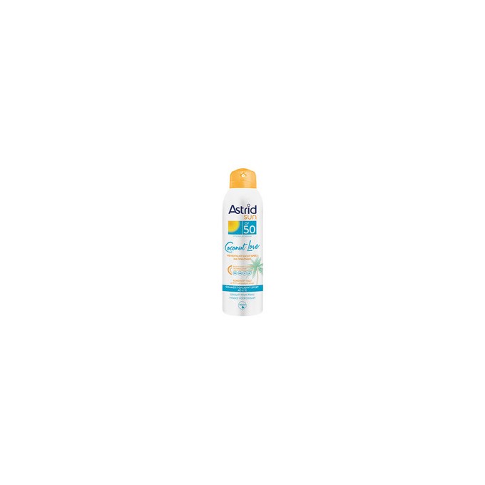 Astrid Coconut Love Spray OF 50 - Invisible dry sun spray 150 ml