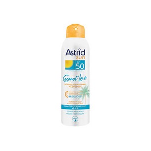 Astrid Coconut Love Spray OF 50 - Invisible dry sun spray 150 ml