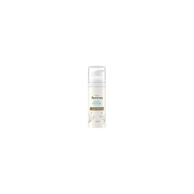 Aveeno Calm + Restore Re-Hydrating Night Cream - Intensyviai drėkinantis ir stiprinantis naktinis