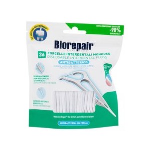 Biorepair Antibacterial Disposable Interdental Floss 36 vnt.