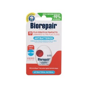 Biorepair Antibacterial Unwaxed Ultra Flat Floss - Ultra plochá zubní nit pro citlivé zuby 1 pcs