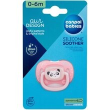 Canpol Babies Exotic Animals Silicone Soother Panda - Dummy 6-18m