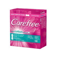 Carefree Cotton liners with cotton extract 76 pcs