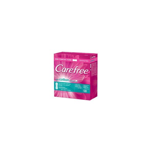 Carefree Cotton liners with cotton extract 76 pcs