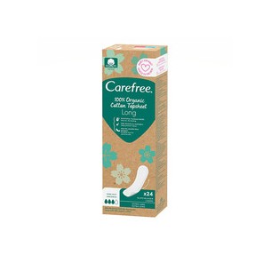 Carefree Organic Cotton Long - Panty liners 24 vnt.