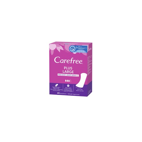 Carefree Plus Large Panty liners 48 vnt.
