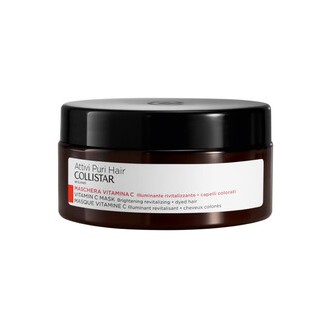 Collistar C Brightening Revitalizing Mask - Šviesinanti kaukė dažytiems plaukams su vitaminu, 200 ml