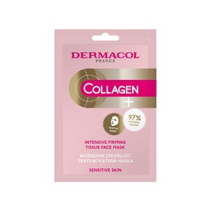 Dermacol Collagen+ Intensive Firming Mask - Intensyviai stangrinamoji veido kaukė iš audinio, 1 vnt.