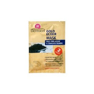 Dermacol Gold Elixir Caviar Face Mask - Rejuvenating mask with caviar 16 g