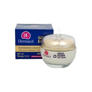 Dermacol Gold Elixir Day Cream (Mature Skin) - Caviar Rejuvenating Day Cream SPF 10 50 ml