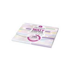 Dermacol Matt Control Blotting Papers - sugeriamasis veido popierius, 100 vnt.