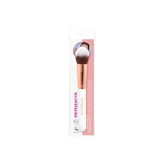 Dermacol Rose Gold D53 Brush - Cosmetic brush for powder a kontury s pouzdrem