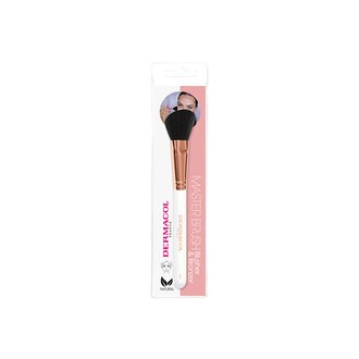Dermacol Rose Gold D54 Brush - Cosmetic brush for blush and bronzer with case