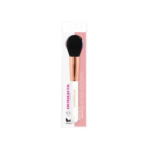 Dermacol Rose Gold D56 Brush - Cosmetic brush for powder and blush with case