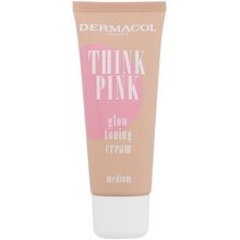 Dermacol Think Pink Glow Toning Cream - brightening toning cream 30 ml 2 Medium