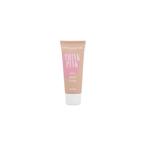Dermacol Think Pink Glow Toning Cream - brightening toning cream 30 ml 2 Medium