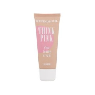 Dermacol Think Pink Glow Toning Cream - brightening toning cream 30 ml 2 Medium