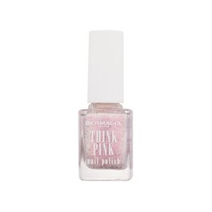 Dermacol Think Pink Nail Polish - Nail polish s třpytkami a vůní 12 ml 02