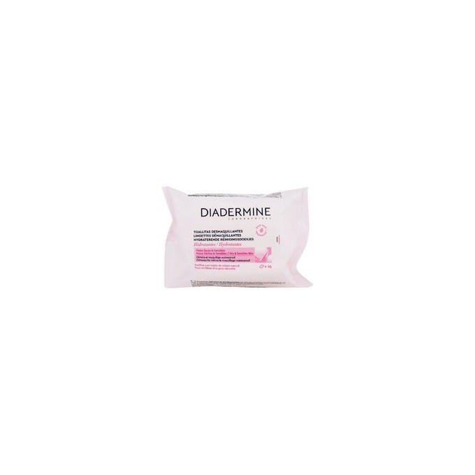 Diadermine Hydrating Cleansing Wipes - Valymo servetėlės, ​​25 vnt.