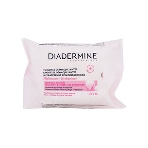 Diadermine Hydrating Cleansing Wipes - Valymo servetėlės, ​​25 vnt.