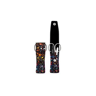 DuKaS PL 872 - Travel manicure set 3 pieces black colorful