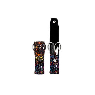 DuKaS PL 872 - Travel manicure set 3 pieces black colorful