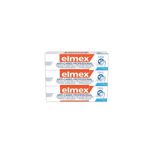 Elmex Anti Caries Professional Trio Toothpaste (3 pcs) - Toothpaste 75 ml