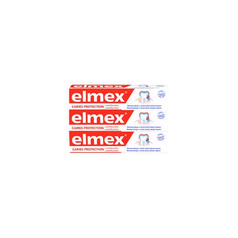 Elmex Caries Protection Tootpaste (3 x 75 ml) - Toothpaste