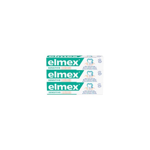 Elmex Sensitive Professional Toothpaste (3 pcs) - Toothpaste 75 ml