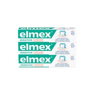 Elmex Sensitive Professional Toothpaste (3 pcs) - Toothpaste 75 ml