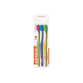 Elmex Ultra Soft Toothbrush 3 pieces