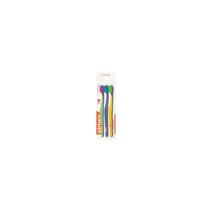 Elmex Ultra Soft Toothbrush 3 pieces