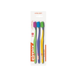 Elmex Ultra Soft Toothbrush 3 pieces