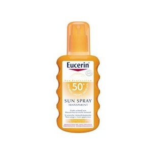Eucerin Clear Sun Spray SPF 50 - Transparent spray tanning 200 ml