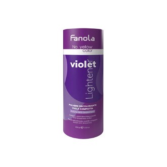 Fanola No Yellow Color Compact Violet Bleaching Powder - Pudr pro zesvětlení vlasů 450 ml