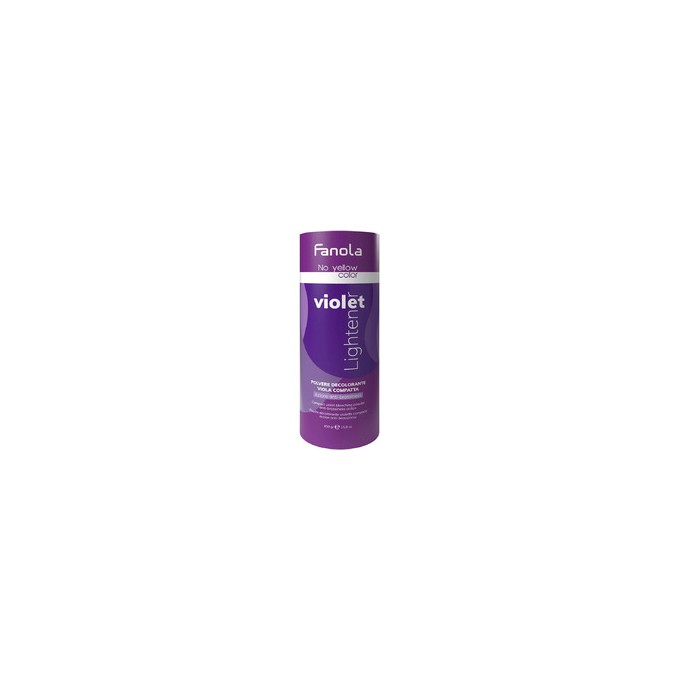 Fanola No Yellow Color Compact Violet Bleaching Powder - Pudr pro zesvětlení vlasů 450 ml
