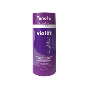 Fanola No Yellow Color Compact Violet Bleaching Powder - Pudr pro zesvětlení vlasů 450 ml