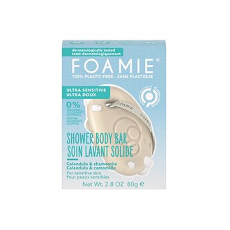 Foamie Ultra Sensitive Shower Body Bar - prausimosi muilas 80 g