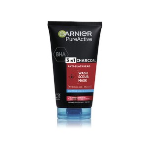 GARNIER 3v1 Black Pure Active (Intensive Charcoal Anti-Blackhead) 150 ml