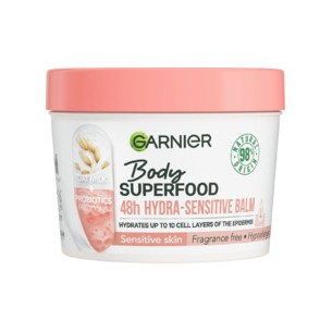 GARNIER Body Superfood 48h Hydra-Sensitive Balm Oat Milk + Prebiotics 380 ml