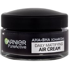 GARNIER Pure Active AHA + BHA Charcoal Daily Mattifying Air Cream 50 ml