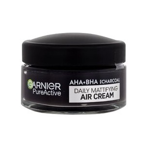 GARNIER Pure Active AHA + BHA Charcoal Daily Mattifying Air Cream 50 ml