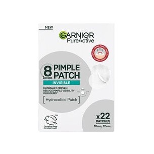 GARNIER Pure Active Pimple Patch - hidrokoloidiniai nematomi spuogų pleistrai, 22 vnt.