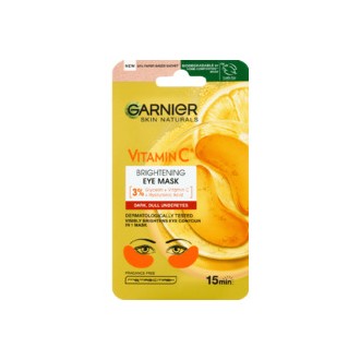 GARNIER Skin Naturals Vitamin C Brightening Eye Mask - šviesinanti paakių kaukė su vitaminu C, 1