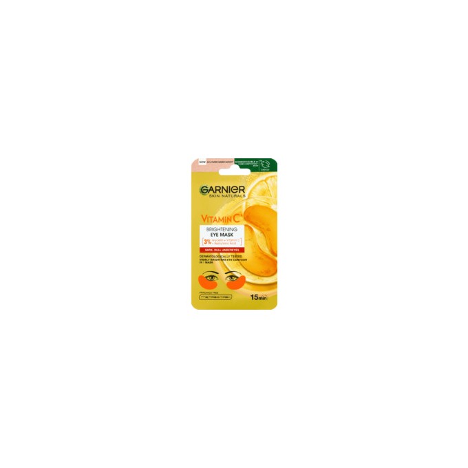 GARNIER Skin Naturals Vitamin C Brightening Eye Mask - šviesinanti paakių kaukė su vitaminu C, 1
