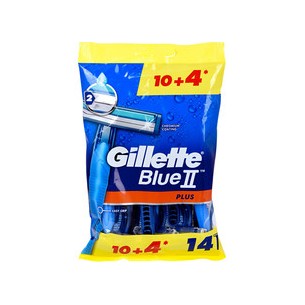 Gillette Blue2 Plus ( 10 + 4 pcs ) - Men's disposable razors