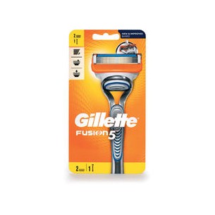 Gillette Fusion - Shaving Machine + 2 Spare Heads