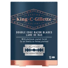 Gillette King Double Edge Razor Blades 10 pcs