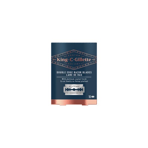 Gillette King Double Edge Razor Blades 10 pcs
